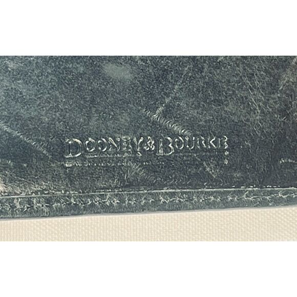 VTG Dooney & Bourke Scottie Dog Red Wallet Clutch Checkbook Card Holder 7" - Picture 8 of 16